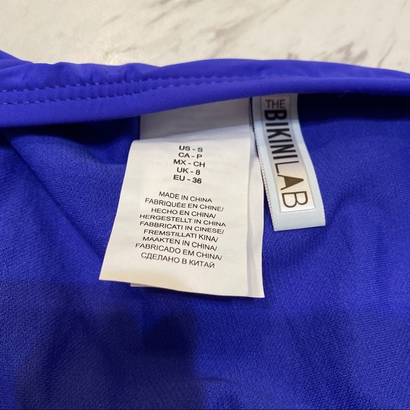 New! The Bikini Lab Purple One Piece Swimsuit S - Picture 6 of 10